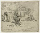 Badegäste, Rembrandt van Rijn von Ed z'n Schets Miniaturansicht