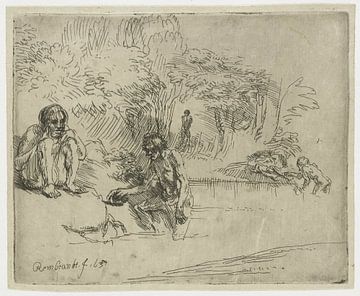 Baders, Rembrandt van Rijn