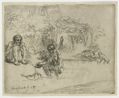 Baigneuses, Rembrandt van Rijn