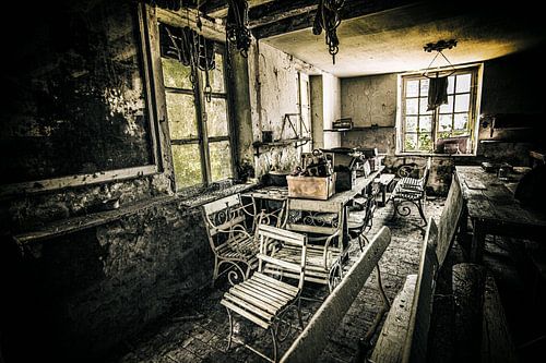 Verlaten tuinhuis Bretagne