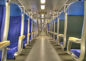 Trein van Arkel naar Dordrecht von Rens Marskamp