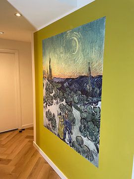 Photo de nos clients: Une promenade au crépuscule, Vincent van Gogh
