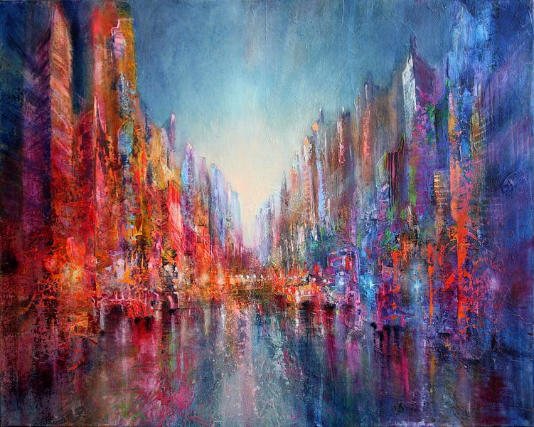 Vibrant life: The city on the river by Annette Schmucker
