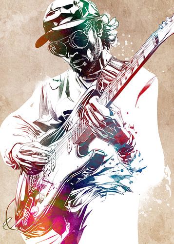 Guitarist musican art #Guitarist by JBJart Justyna Jaszke