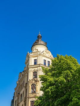 Historisch gebouw in de stad Leipzig van Rico Ködder