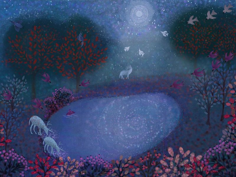 Illustration chambre d'enfant  par Elena Orlowski