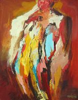 abstrakt rood