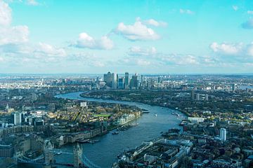 Blick über London und die Themse von MADK