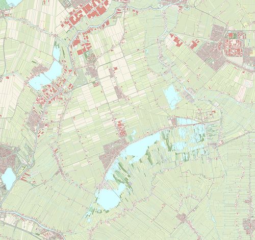 Kaart van Nieuwkoop