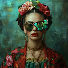 Frida's butterfly vision by Bianca ter Riet