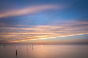 Coucher de soleil sur le lac
