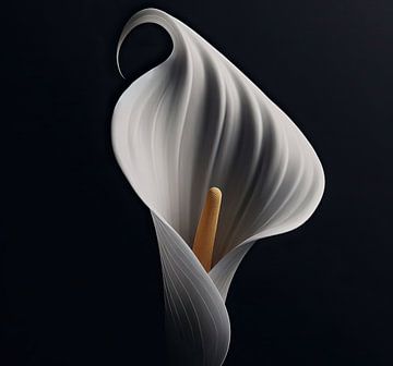 De witte Calla van Kay Weber