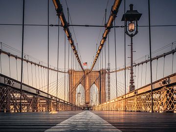 Fußweg Brooklyn Bridge von Joris Vanbillemont
