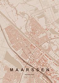 Map of Maarssen by Stef van Campen