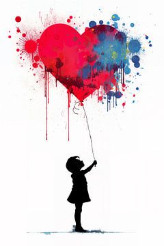 Hommage an Banksy von Harry Hadders