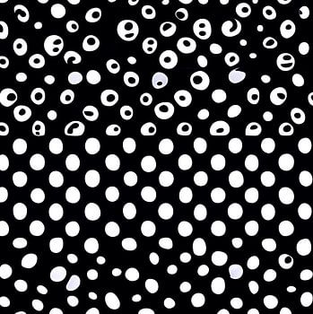 Schwarze und weiße Tupfen - abstrakt