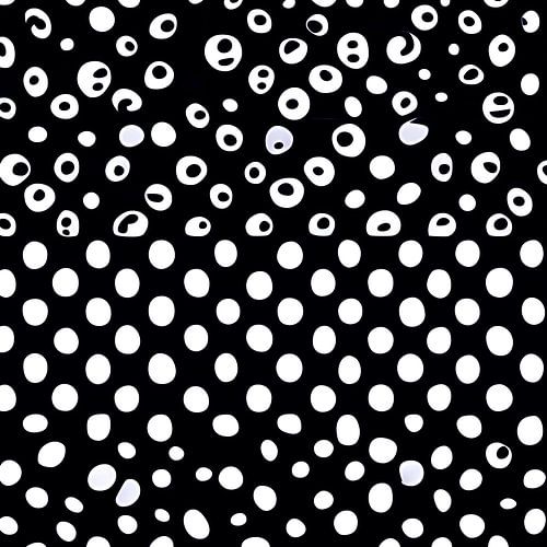 Schwarze und weiße Tupfen - abstrakt
