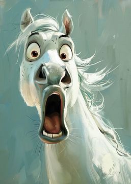 Grappige paardenlach 1 van Gendhon 66