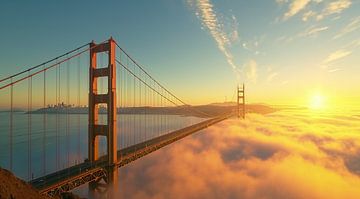 View of the Golden Gate Bridge by fernlichtsicht