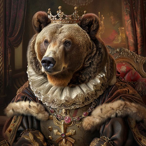 Royal bear by Poster Art Shop