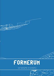 Blueprint | Carte | Formerum (Fryslan) sur Rezona