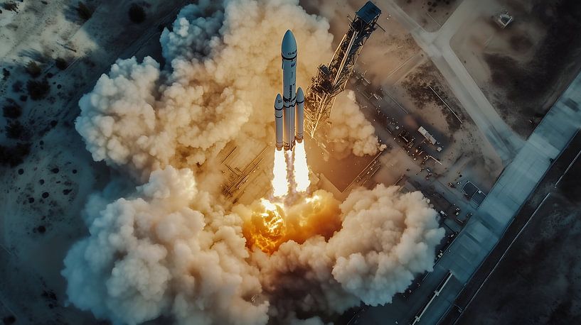Spektakulärer Raketenstart von Lisa Bovenlander
