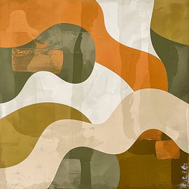 Fließende Formen von Poster Art Shop