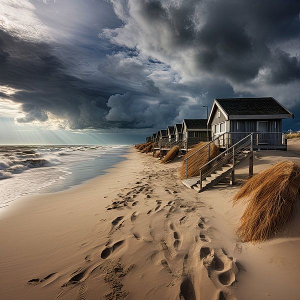 life on the beach by Egon Zitter
