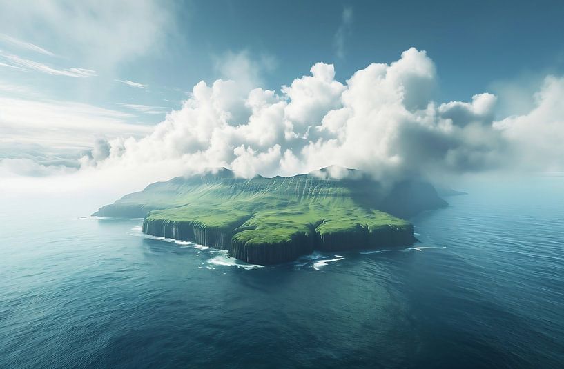 Neuseelands Küste von fernlichtsicht