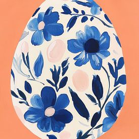 Delft Blue Easter by Kunstkabinet