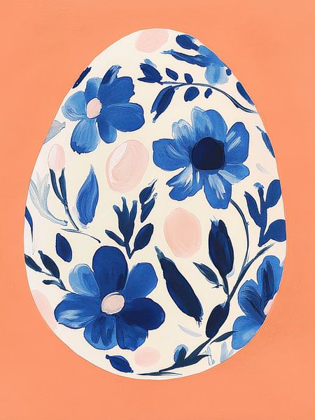 Delft Blue Easter by Kunstkabinet