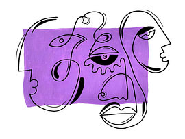 The Laughing Heart I by Shatha Al Dafai