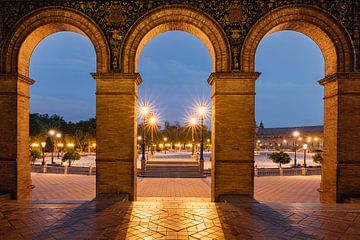 Plaza de España, Sevilla van Henk Meijer Photography