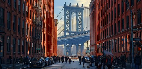 Powerful steel bridge