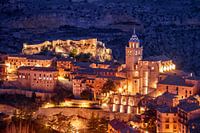 Albarracín bei Sonnenuntergang