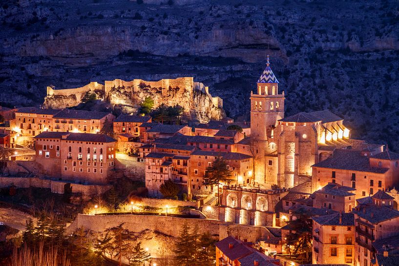 Albarracín at sunset by Juriaan Wossink