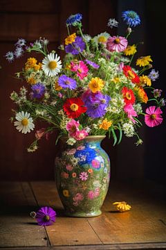 Kleurrijke Bloemenpracht van Christian Ovís