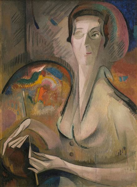 Zelfportret, Alice Bailly van Meesterlijcke Meesters