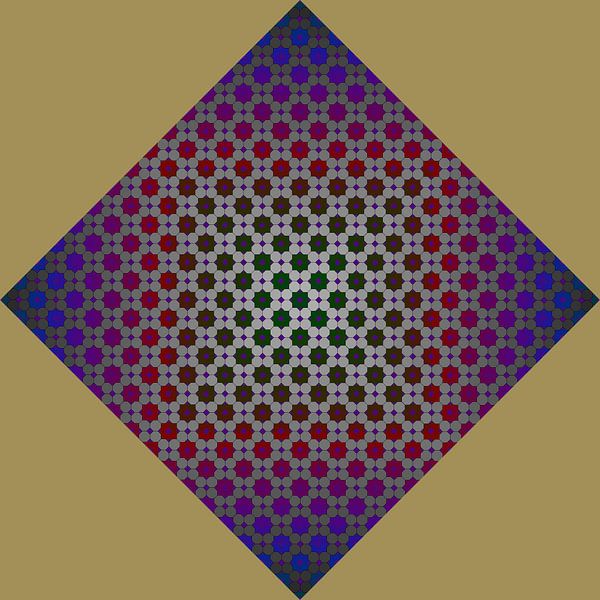 Persisches Quadrat von Henk Schellekens