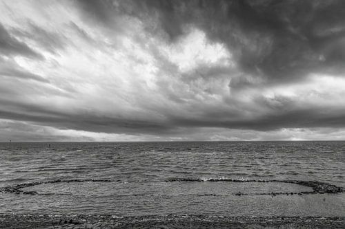 Eb Waddenzee vanaf de Waddendijk Vlieland