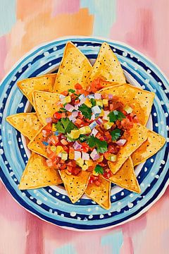 Tortilla Salsa | Tortilla Kunstwerk van De Mooiste Kunst