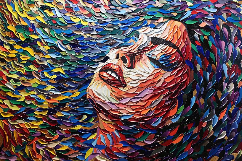 portrait surréaliste spirituel par Egon Zitter