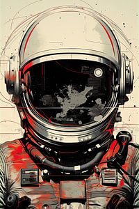 Astronaut van Wall Wonder