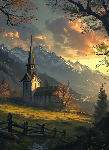 View over the valley