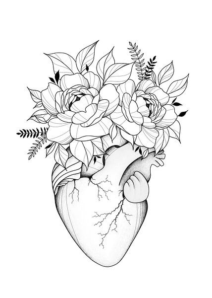 Flower Heart by Marousha Dries