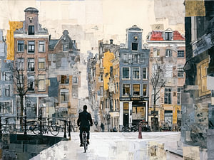 Mit dem Fahrrad durch das Herz von Amsterdam
