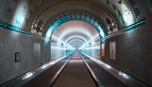 Alter Elbtunnel in Hamburg