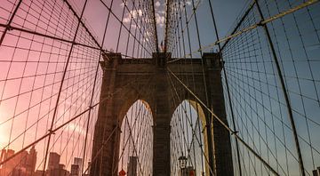 Brooklyn Bridge in New York City van Roger VDB