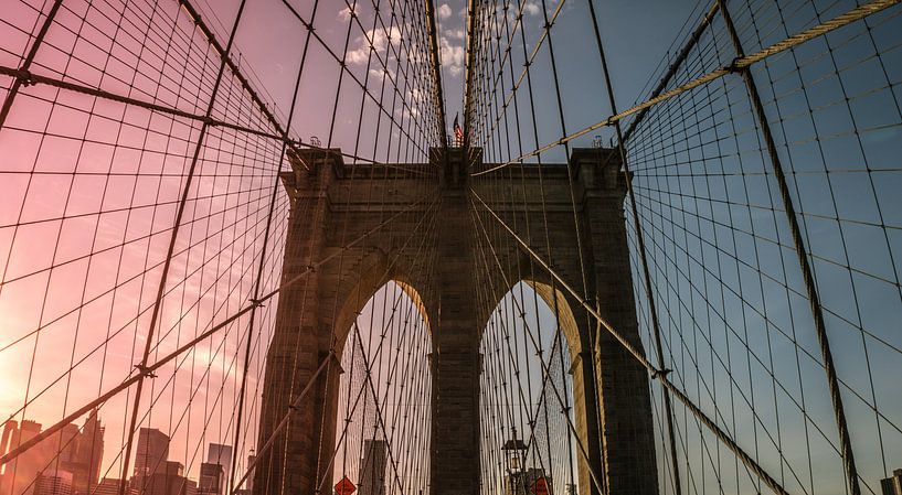Le pont de Brooklyn à New York par Roger VDB