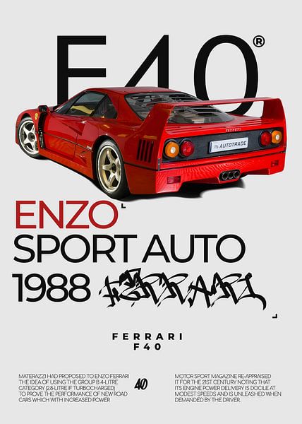 Classic Ferrari F40 by Ali Firdaus